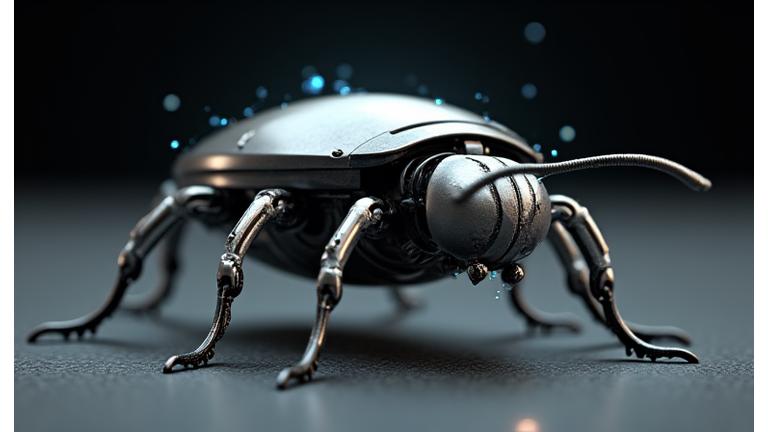 Rendu 3D d'un micro-robot inspiré par la forme et la locomotion d'un insecte